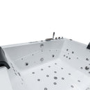 Hydrosan KALAMBO 914 Hydromassage-Badewanne mit weißer Verkleidung 190x150 cm