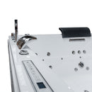 Hydrosan KALAMBO 914 Hydromassage-Badewanne mit weißer Verkleidung 190x150 cm