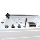 Hydrosan KALAMBO 914 Hydromassage-Badewanne mit weißer Verkleidung 190x150 cm