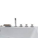 Hydrosan KALAMBO 914 Hydromassage-Badewanne mit weißer Verkleidung 190x150 cm