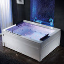 Hydrosan KALAMBO 914 Hydromassage-Badewanne mit weißer Verkleidung 190x150 cm