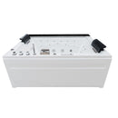 Hydrosan KALAMBO 914 Hydromassage-Badewanne mit schwarzer Verkleidung 190x150 cm
