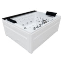 Hydrosan KALAMBO 914 Hydromassage-Badewanne mit schwarzer Verkleidung 190x150 cm