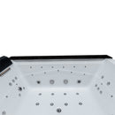 Hydrosan KALAMBO 914 Hydromassage-Badewanne mit schwarzer Verkleidung 190x150 cm