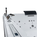 Hydrosan KALAMBO 914 Hydromassage-Badewanne mit schwarzer Verkleidung 190x150 cm