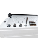 Hydrosan KALAMBO 914 Hydromassage-Badewanne mit schwarzer Verkleidung 190x150 cm