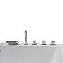 Hydrosan KALAMBO 914 Hydromassage-Badewanne mit schwarzer Verkleidung 190x150 cm