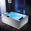 Hydrosan KALAMBO 914 Hydromassage-Badewanne mit schwarzer Verkleidung 190x150 cm
