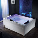 Hydrosan KALAMBO 914 Hydromassage-Badewanne mit schwarzer Verkleidung 190x150 cm