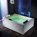 Hydrosan KALAMBO 914 Hydromassage-Badewanne mit schwarzer Verkleidung 190x150 cm