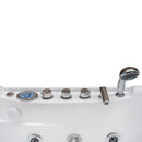 Hydrosan LEMUR 796L Hydro-Massage-Badewanne links, weiß, 140 x 80 cm