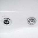 Hydrosan LEMUR 796L Hydro-Massage-Badewanne links, weiß, 140 x 80 cm