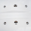Hydrosan LEMUR 796L Hydro-Massage-Badewanne links, weiß, 140 x 80 cm