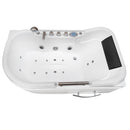 Hydrosan LEMUR 796L Hydro-Massage-Badewanne links, weiß, 140 x 80 cm
