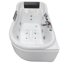 Hydrosan LEMUR 796R RECHTS HYDRO-MASSAGE-BADWANNE WEISS 140x80 CM
