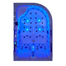 Hydrosan VENEZIA 761 HYDRO-MASSAGE-BADWANNE LINKS WEISS 180x120 CM