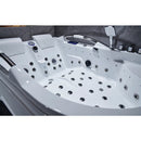 Hydrosan VENEZIA 761 HYDRO-MASSAGE-BADWANNE LINKS WEISS 180x120 CM