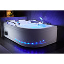 Hydrosan VENEZIA 761 HYDRO-MASSAGE-BADWANNE LINKS WEISS 180x120 CM