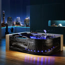 Hydrosan VENEZIA 761 SCHWARZES WASSER LINKES BADEZIMMER 180x120 CM