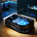 Hydrosan VENEZIA 761 SCHWARZES WASSER LINKES BADEZIMMER 180x120 CM