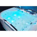 Hydrosan VENEZIA 761 HYDRO-MASSAGE-BADWANNE RECHTS WEISS 180x120 CM
