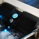 Hydrosan VENEZIA 761 Hydromassagebadewanne rechts, schwarze Welle, 180 x 120 cm