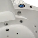Hydrosan Spa-Badewanne mit Hydromassage Orino 632C 135x135 cm