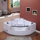 Hydrosan ORINO 632A WEISSE HYDRO-MASSAGE-BADWANNE 152x152 CM