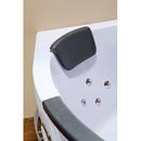 Hydrosan ORINO 632A WEISSE HYDRO-MASSAGE-BADWANNE 152x152 CM