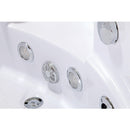Hydrosan ORINO 632A WEISSE HYDRO-MASSAGE-BADWANNE 152x152 CM