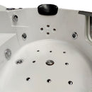 Hydrosan Hydromassage-Badewanne mit Heizung ORINO 632CH 135x135 cm