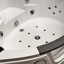 Hydrosan Hydromassage-Badewanne mit Heizung ORINO 632CH 135x135 cm