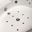 Hydrosan Hydromassage-Badewanne mit Heizung ORINO 632CH 135x135 cm