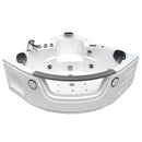 Hydrosan Hydromassage-Badewanne mit Heizung ORINO 632CH 135x135 cm