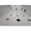 Hydrosan RAMONA 640 WEISSE HYDRO-MASSAGE-BADEWANNE 180x90 CM
