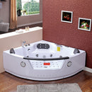 Hydrosan TIGA 604 WEISSE HYDRO-MASSAGE-BADWANNE 152x152 CM