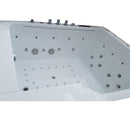 Hydrosan TUGELA 913 WEISSE HYDRO-MASSAGE-BADEWANNE 170x130 CM