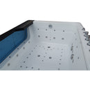 Hydrosan TUGELA 913 Schwarze Hydromassage-Badewanne 170x130 cm