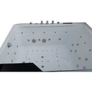 Hydrosan TUGELA 913 Schwarze Hydromassage-Badewanne 170x130 cm