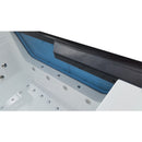 Hydrosan TUGELA 913 Schwarze Hydromassage-Badewanne 170x130 cm