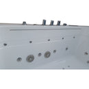Hydrosan TUGELA 913 Schwarze Hydromassage-Badewanne 170x130 cm