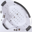 Hydrosan TIGA 604 WEISSE HYDRO-MASSAGE-BADWANNE 152x152 CM