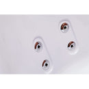 Hydrosan TIGA 604 WEISSE HYDRO-MASSAGE-BADWANNE 152x152 CM
