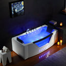 Hydrosan URAN 931 WEISSE HYDRO-MASSAGE-BADEWANNE 170x76 CM