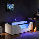 Hydrosan URAN 931 WEISSE HYDRO-MASSAGE-BADEWANNE 170x76 CM