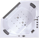 Hydrosan VENUS 643 Hydromassage-Badewanne 155x155 cm