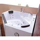 Hydrosan VENUS 643 Hydromassage-Badewanne 155x155 cm
