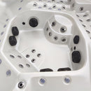 Hydrosan Garten-Whirlpool-Badewanne SPA743 Weiß Perlgrau Gehäuse F24 220x220 cm