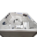 Hydrosan Garten-Whirlpool-Badewanne SPA743 Cappuccino-Grau Gehäuse 220x220 cm