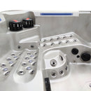 Hydrosan Garten-Whirlpool-Badewanne Spa743 Cappuccino Kaffeebezug 220x220 cm